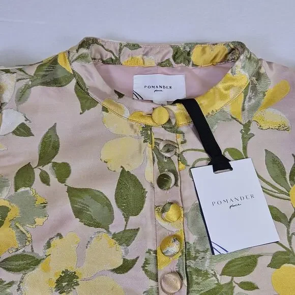 NWT Tuckernuck Pomander Place Dress XXL Daylily Jacquard Samantha Mini Floral - Picture 3 of 16
